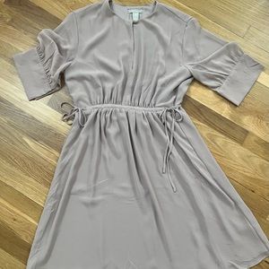H&M Blush color dress with side ties- Size - M